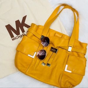 Michael Kors Mustard Yellow Shoulder Bag